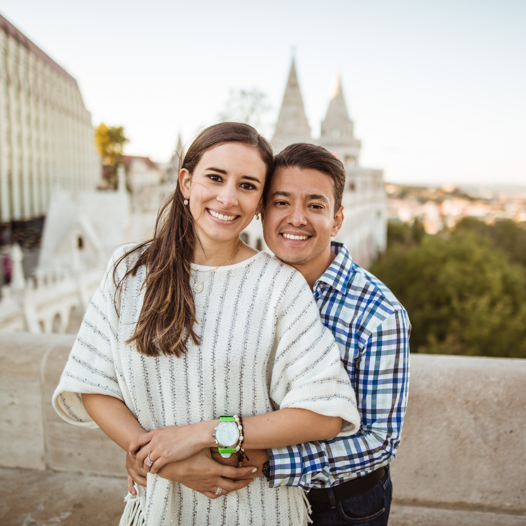 fall engagement photos