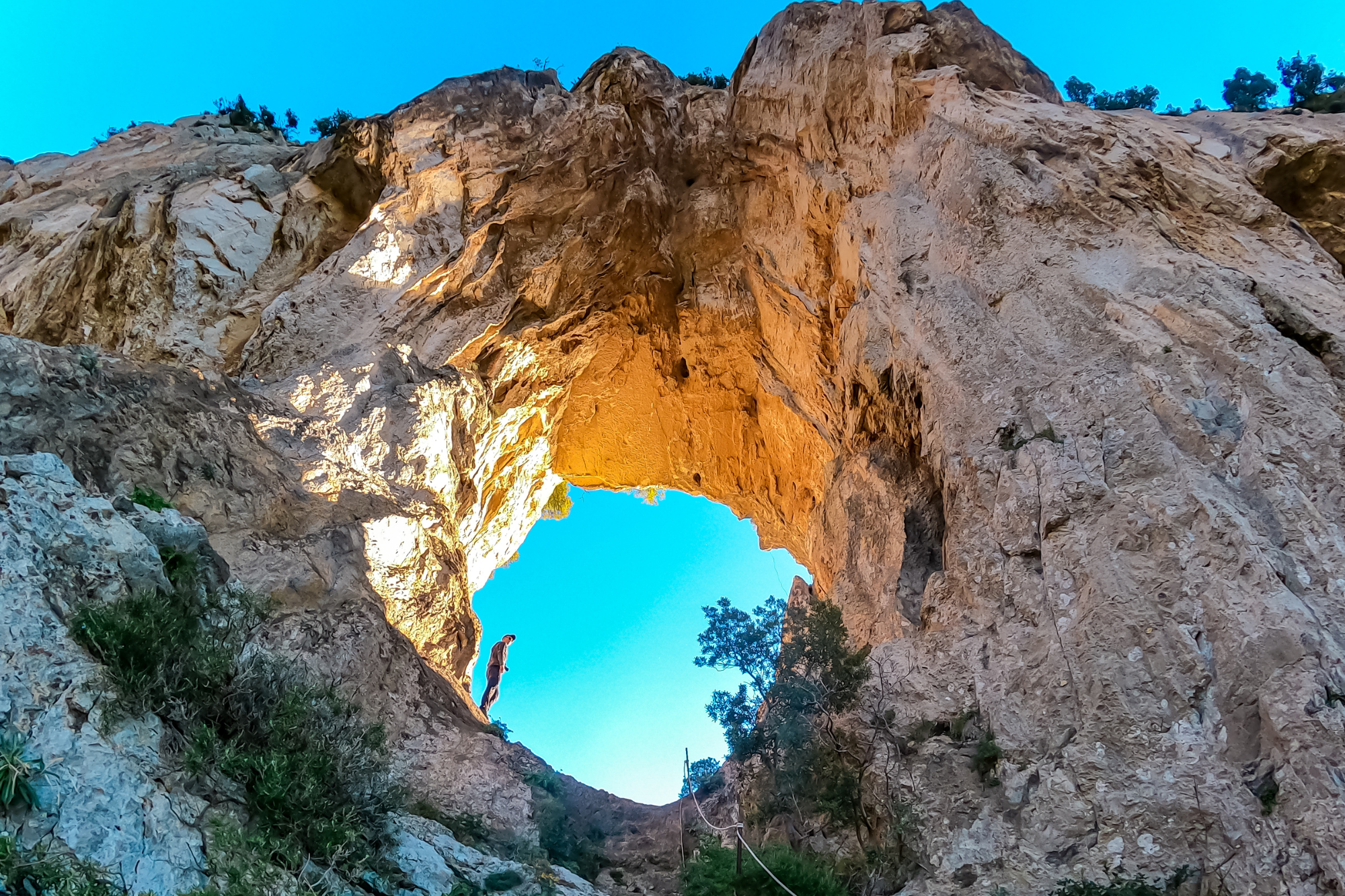 Montepertuso: The Hole in the Rock Above the Village
